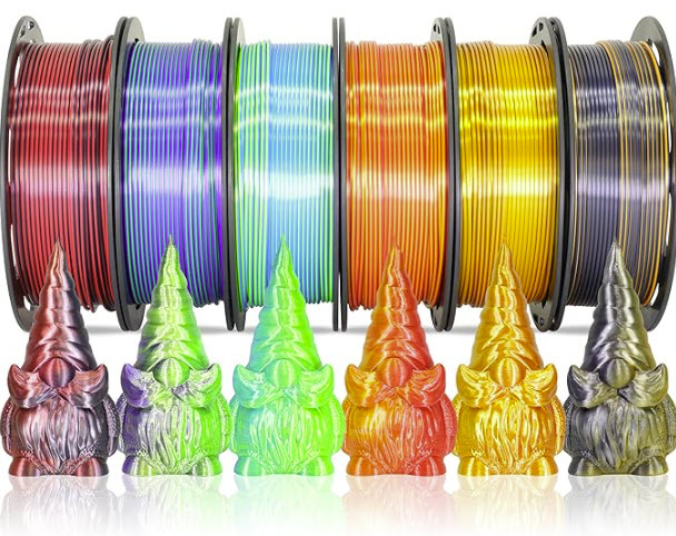 Colorful 3D Silk Print Filament